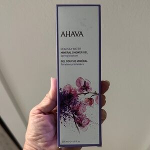 AHAVA Deadsea Water Mineral Shower Gel - Spring Blossom (Purple & Pink)